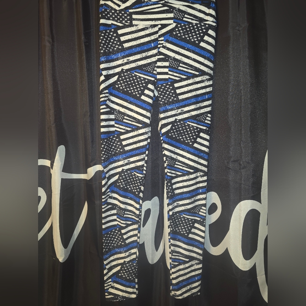 Lularoe thin blue line leggings